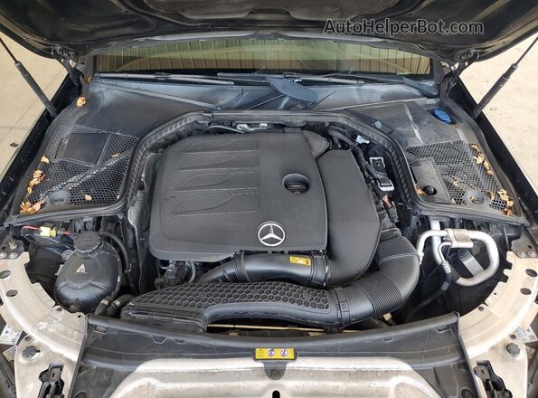 55SWF8DB5KU320405 2019 MERCEDES-BENZ C Black Rear interior view