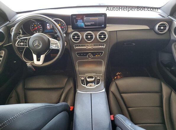 55SWF8DB5KU320405 2019 MERCEDES-BENZ C Black Dashboard view