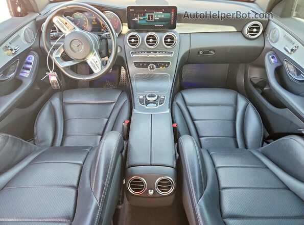 55SWF8DB5LU330045 2020 MERCEDES-BENZ C Black Առջևի վահանակի տեսք