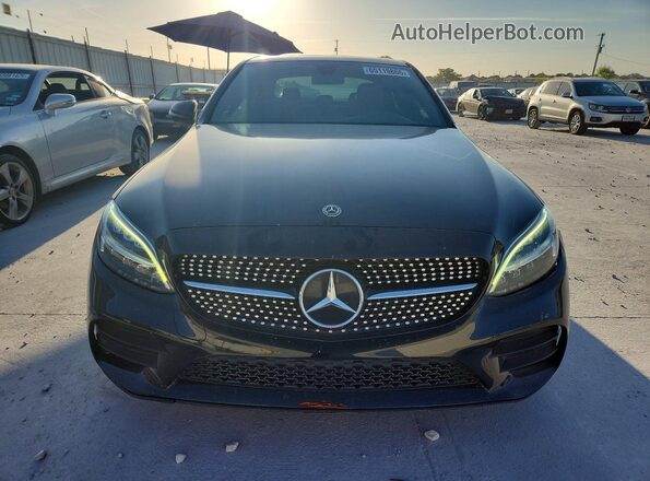 55SWF8DB5LU330045 2020 MERCEDES-BENZ C Black Դիմացի տեսք