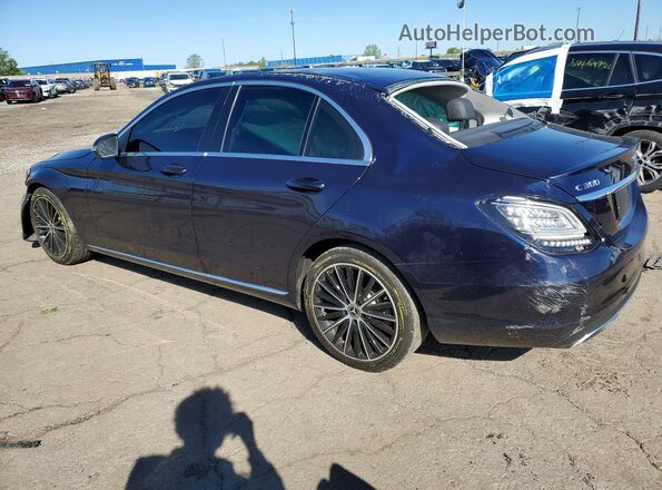 55SWF8DB6KU288225 2019 MERCEDES-BENZ C Blue Tył lewy