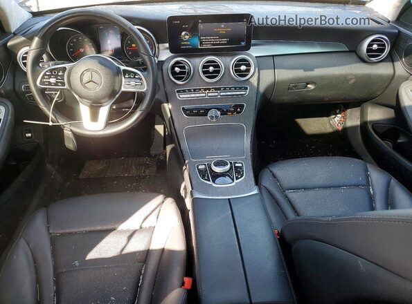 55SWF8DB6KU288225 2019 MERCEDES-BENZ C Blue Widok deski rozdzielczej
