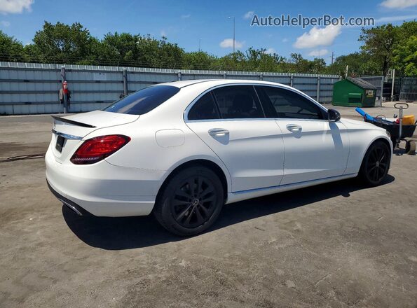 55SWF8DB6KU296583 2019 MERCEDES-BENZ C White Tył prawy