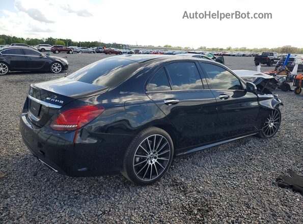 55SWF8DB6KU303421 2019 MERCEDES-BENZ C Black Հետևի աջ