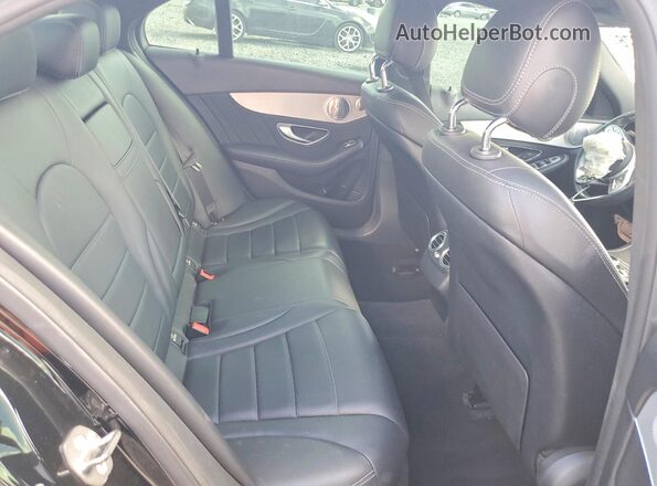 55SWF8DB6KU303421 2019 MERCEDES-BENZ C Black Հետևի նստատեղերի տեսք