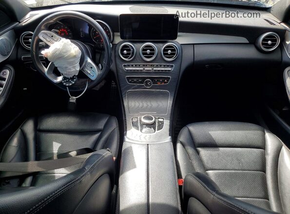 55SWF8DB6KU303421 2019 MERCEDES-BENZ C Black Առջևի վահանակի տեսք