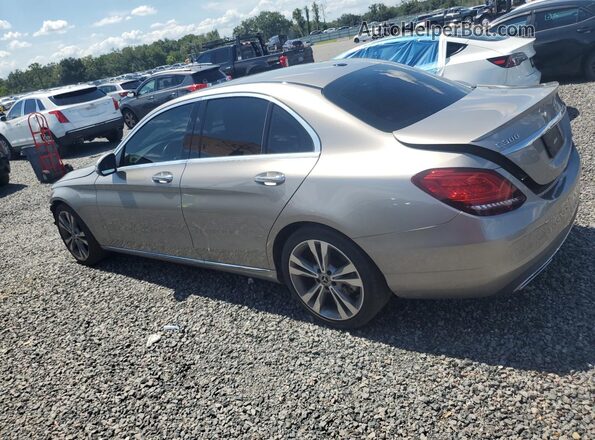 55SWF8DB7KU321717 2019 MERCEDES-BENZ C Gray Rear left