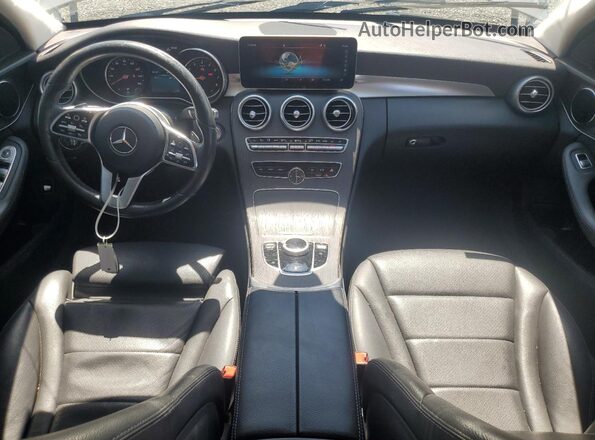 55SWF8DB7KU321717 2019 MERCEDES-BENZ C Gray Dashboard view