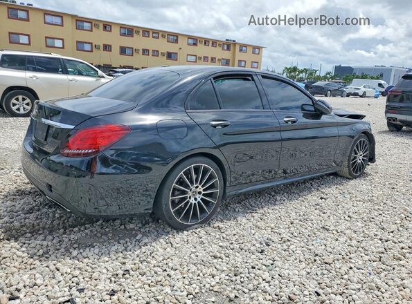 55SWF8DB9KU302733 2019 MERCEDES-BENZ C Black Задня права чверть