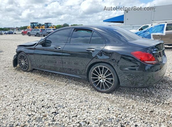 55SWF8DB9KU302733 2019 MERCEDES-BENZ C Black Задня ліва чверть