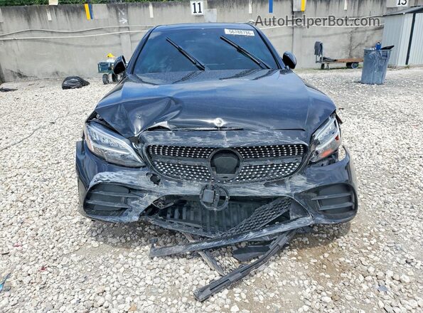 55SWF8DB9KU302733 2019 MERCEDES-BENZ C Black Вид спереду