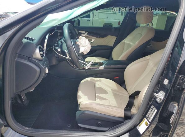 55SWF8DB9KU302733 2019 MERCEDES-BENZ C Black Вид салону спереду