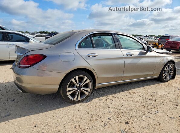 55SWF8DB9KU319032 2019 MERCEDES-BENZ C Tan Задня права чверть