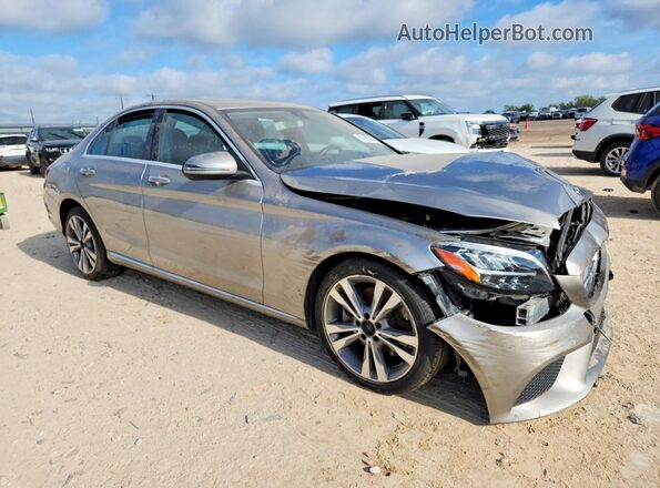 55SWF8DB9KU319032 2019 MERCEDES-BENZ C Tan Передня права чверть