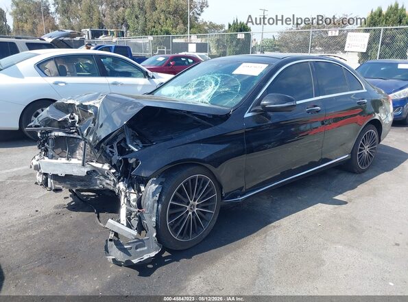 55SWF8DB9LU327715 2020 MERCEDES-BENZ C-CLASS Black Przód lewy