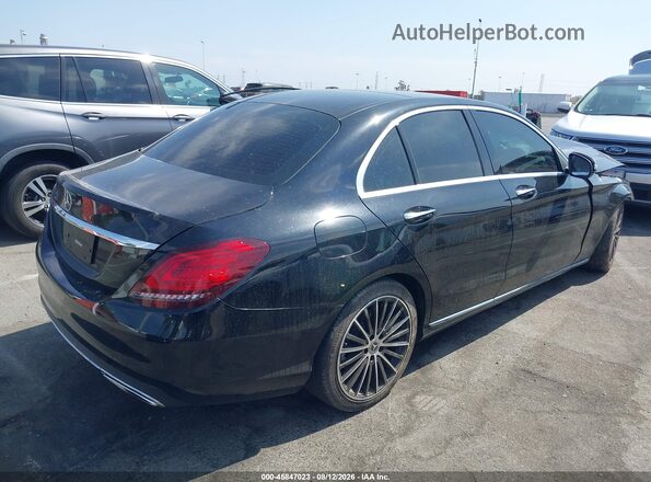 55SWF8DB9LU327715 2020 MERCEDES-BENZ C-CLASS Black Tył prawy