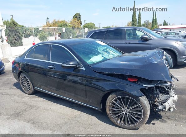 55SWF8DB9LU327715 2020 MERCEDES-BENZ C-CLASS Black Widok wnętrza z tyłu