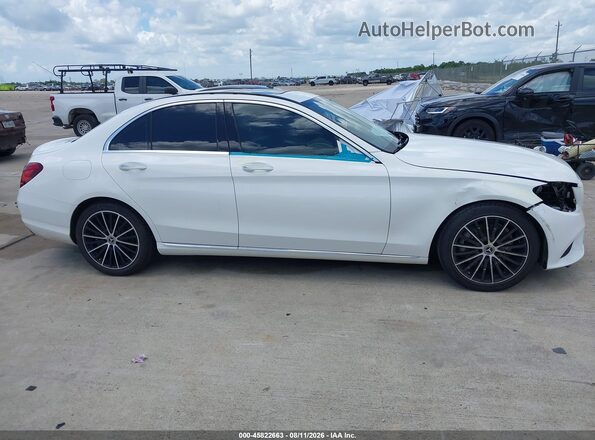 55SWF8DB9LU332557 2020 MERCEDES-BENZ C-CLASS White Widok wnętrza z tyłu
