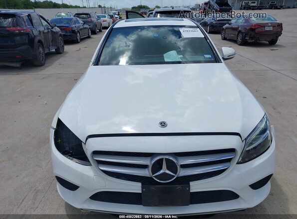 55SWF8DB9LU332557 2020 MERCEDES-BENZ C-CLASS White Widok zestawu wskaźników