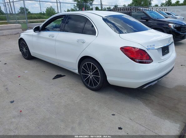55SWF8DB9LU332557 2020 MERCEDES-BENZ C-CLASS White Tył lewy