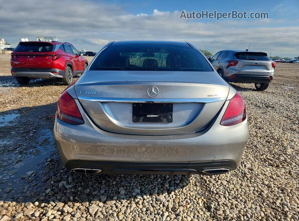 55SWF8DBXKU289457 2019 MERCEDES-BENZ C Серебряный Вид сзади
