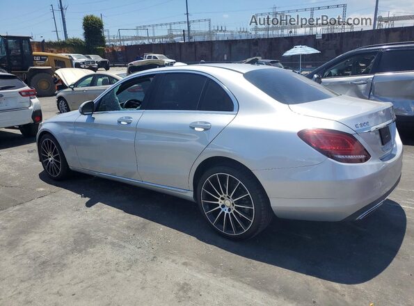55SWF8DBXKU289524 2019 MERCEDES-BENZ C Silver Tył lewy