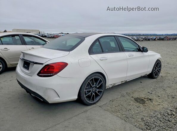 55SWF8DBXKU294271 2019 MERCEDES-BENZ C White Trasero derecho