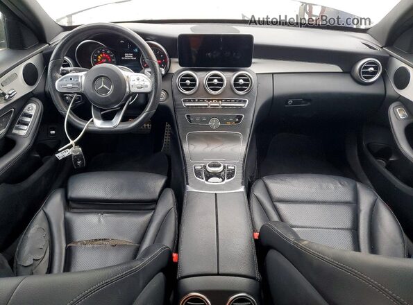 55SWF8DBXKU294271 2019 MERCEDES-BENZ C White Vista del salpicadero