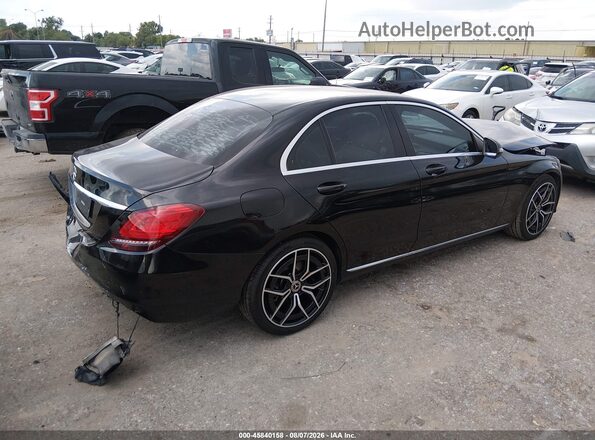 55SWF8DBXKU294660 2019 MERCEDES-BENZ C-CLASS Black Trasero derecho