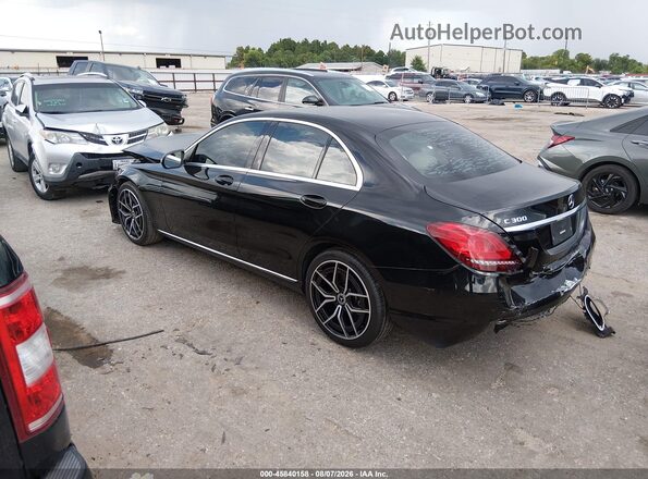 55SWF8DBXKU294660 2019 MERCEDES-BENZ C-CLASS Black Trasero izquierdo