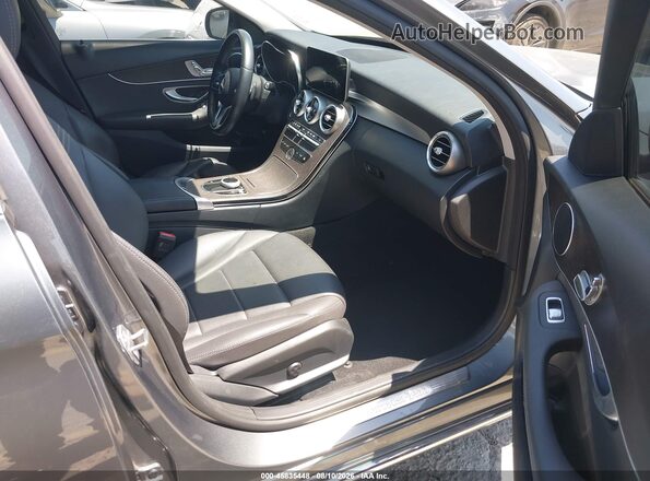 55SWF8DBXKU297347 2019 MERCEDES-BENZ C-CLASS Gray Вид салону спереду
