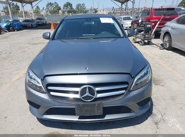 55SWF8DBXKU297347 2019 MERCEDES-BENZ C-CLASS Gray Вид щитка приладів