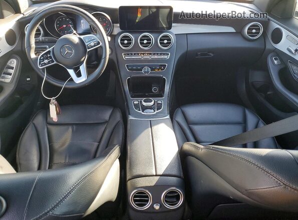 55SWF8DBXKU297669 2019 MERCEDES-BENZ C White Dashboard view