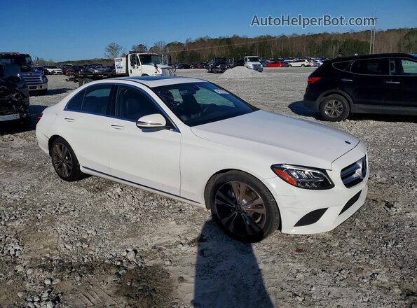 55SWF8DBXKU297669 2019 MERCEDES-BENZ C White Front right