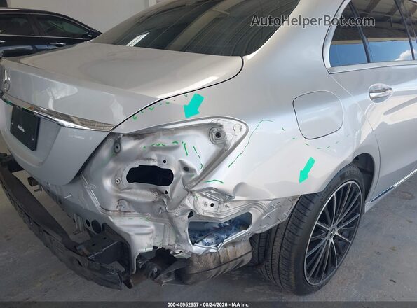 55SWF8DBXLU324354 2020 MERCEDES-BENZ C-CLASS Silver Vista frontal
