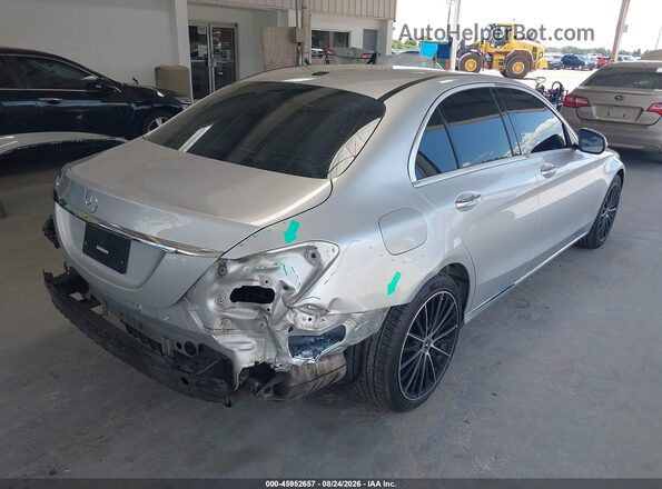 55SWF8DBXLU324354 2020 MERCEDES-BENZ C-CLASS Silver Trasero derecho