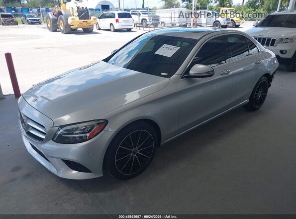 55SWF8DBXLU324354 2020 MERCEDES-BENZ C-CLASS Silver Vista tres cuartos delantera izquierda