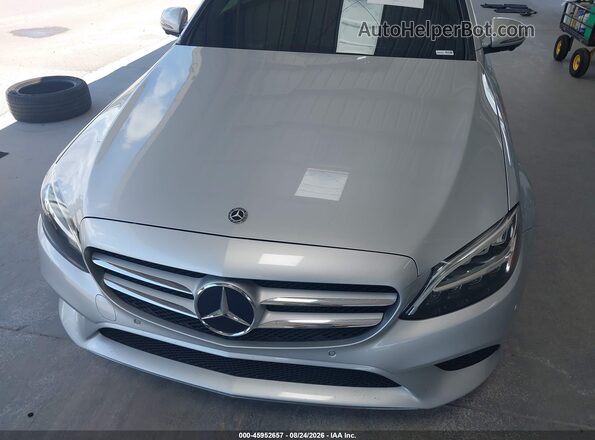 55SWF8DBXLU324354 2020 MERCEDES-BENZ C-CLASS Silver Vista interior trasera