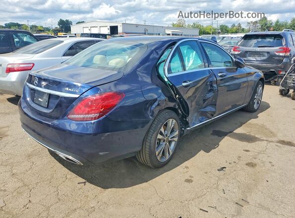55SWF8EB0KU290146 2019 MERCEDES-BENZ C Черный Задняя правая четверть
