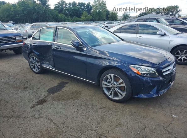55SWF8EB0KU290146 2019 MERCEDES-BENZ C Черный Передняя правая четверть