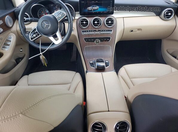 55SWF8EB0KU290146 2019 MERCEDES-BENZ C Черный Вид панели приборов
