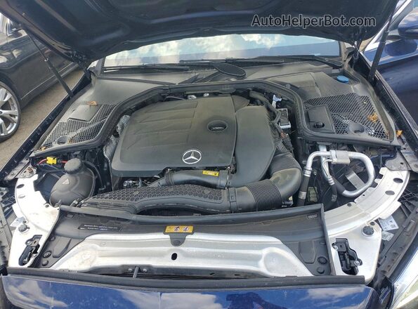 55SWF8EB0KU290146 2019 MERCEDES-BENZ C Черный Вид задней части салона