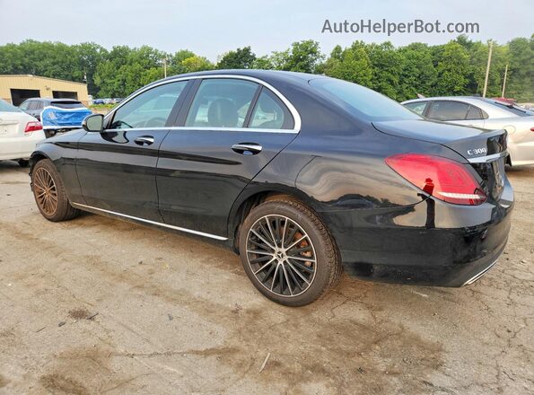 55SWF8EB0KU305406 2019 MERCEDES-BENZ C Black Rear left