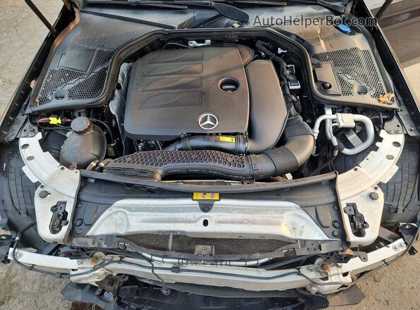 55SWF8EB0KU305406 2019 MERCEDES-BENZ C Black Rear interior view