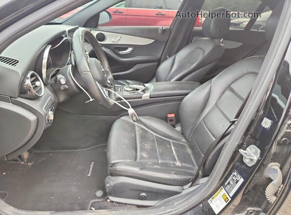 55SWF8EB0LU328508 2020 MERCEDES-BENZ C Black Вид салону спереду