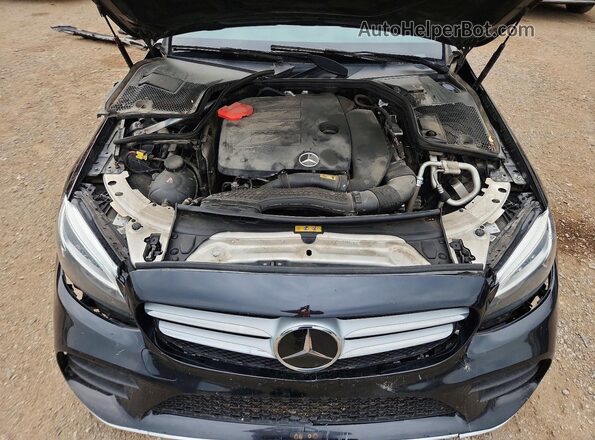 55SWF8EB0LU328508 2020 MERCEDES-BENZ C Black Вид задньої частини салону