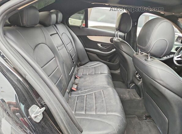55SWF8EB0LU328508 2020 MERCEDES-BENZ C Black Вид задніх сидінь