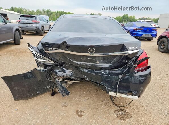 55SWF8EB0LU328508 2020 MERCEDES-BENZ C Black Вид ззаду