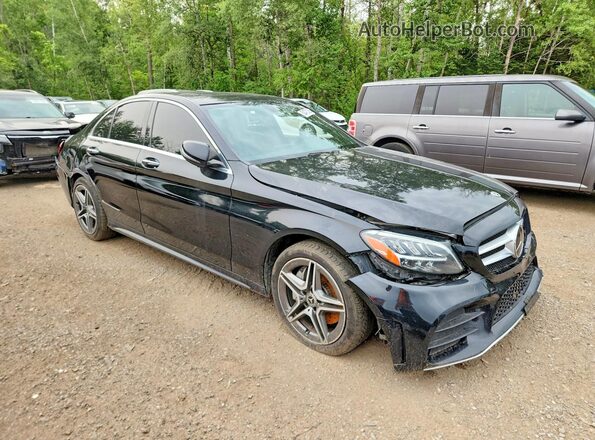 55SWF8EB0LU328508 2020 MERCEDES-BENZ C Black Передня права чверть