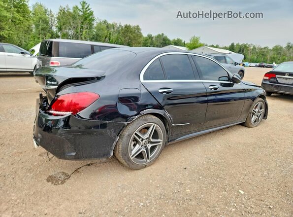 55SWF8EB0LU328508 2020 MERCEDES-BENZ C Black Задня права чверть